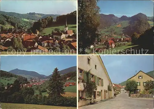 Langenbruck Basel Land Ortsansichten Dorfpartie Kat. Langenbruck