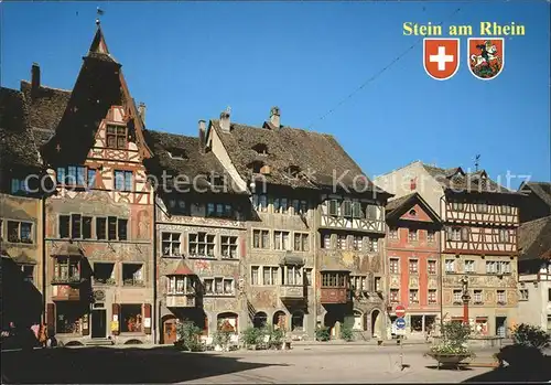 Stein Rhein Rathausplatz Tanner zur Burg Kat. Stein Rhein