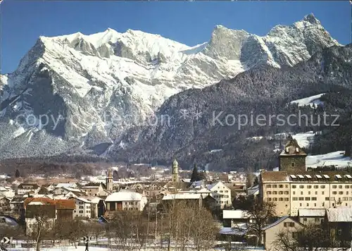 Maienfeld mit Falknis Kat. Maienfeld