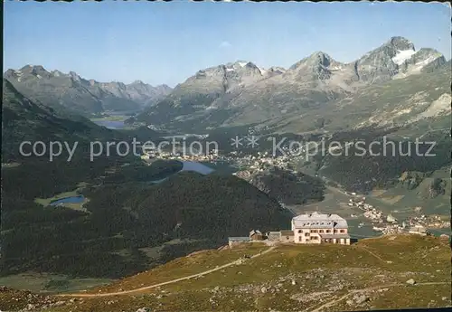 Muottas Muragl mit Blick ins Oberengadin / Muottas Muragl /Rg. St Moritz