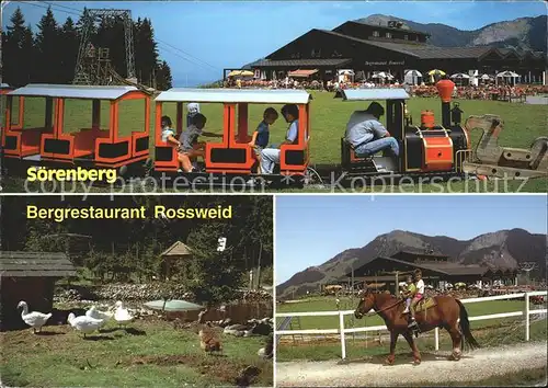 Soerenberg LU Bergrestaurant Rossweid Minibaehnle Gaense Reiten / Soerenberg /Bz. Entlebuch