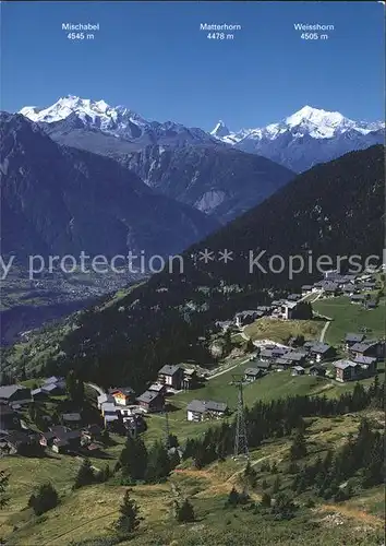 Riederalp Panorama Kat. Riederalp