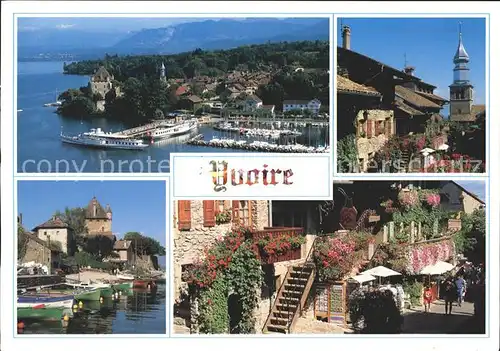 Yvoire Cite Medievale fleurie Au bord du Lac Leman Kat. Yvoire