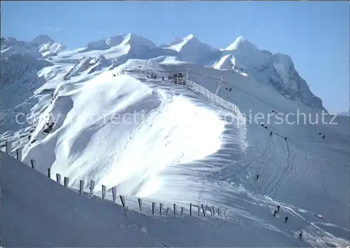 Hasliberg Maeglisalp Station Planplatte und Wetterhorngruppe Kat. Meiringen