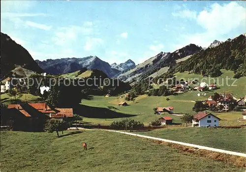 Les Sciernes d Albeuve Rochers de Naye Dt de Jaman Chaine de Lys Kat. Les Sciernes d Albeuve