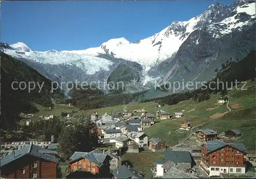 Saas Fee Allalinhorn Alphubel Taeschhorn Dom Kat. Saas Fee