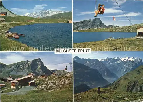 Melchsee Frutt Teilansichten Sessellift Kat. Melchsee Frutt