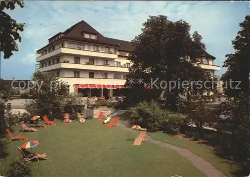 Rheinfelden AG Hotel Schwanen Liegewiese Kat. Rheinfelden