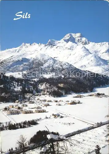 Sils Maria Graubuenden Panorama Kat. Sils Maria