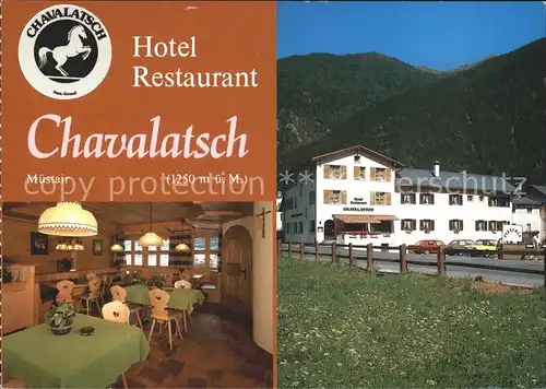 Muestair Hotel Restaurant Cavalatsch Kat. Muestair