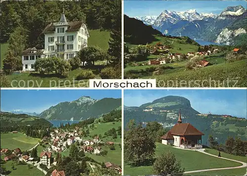 Morschach Hotel Bellevue Panorama Kapelle Kat. Morschach