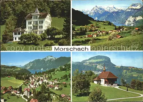 Morschach Hotel Bellevue Panorama Kapelle Kat. Morschach