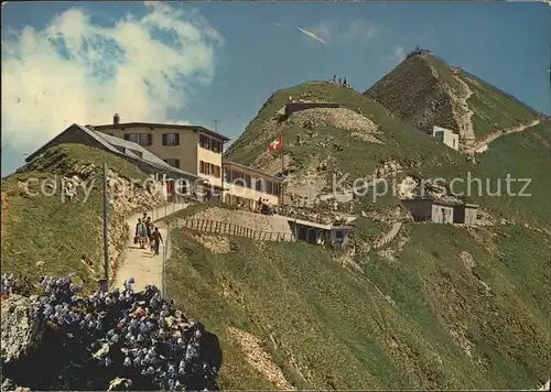 Brienzer Rothorn BE Hotel Brienz Rothorn Kulm Gipfel Kat. Brienzer Rothorn