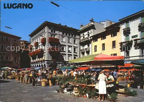 Lugano TI Piazza Riforma Kat. Lugano