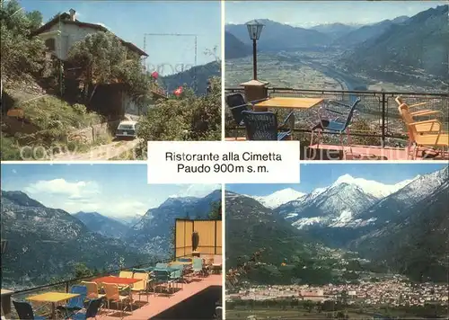 Paudorf Ristorante alla Cimetta Terrasse Panorama Kat. Paudorf