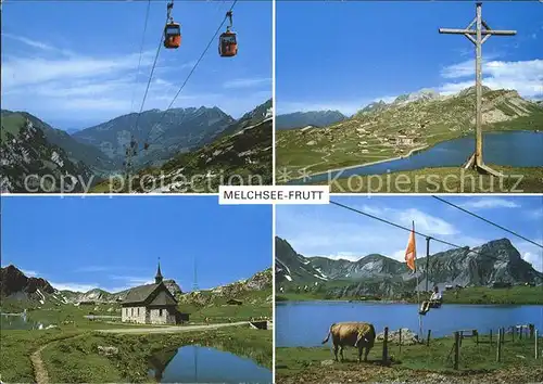 Melchsee Frutt Seilbahn See Kirche Kat. Melchsee Frutt