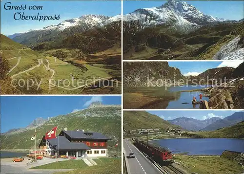 Oberalp Oberalppass mit Piz Maler Cavradi Lai Tuma Kat. Oberalp