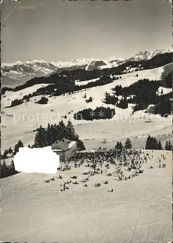 Unterwasser Toggenburg Fliegeraufnahme Iltios Drei Schwestern Kat. Unterwasser