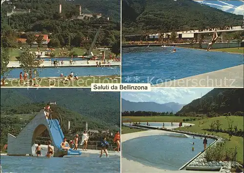 Bellinzona Schwimmbad Kat. Bellinzona