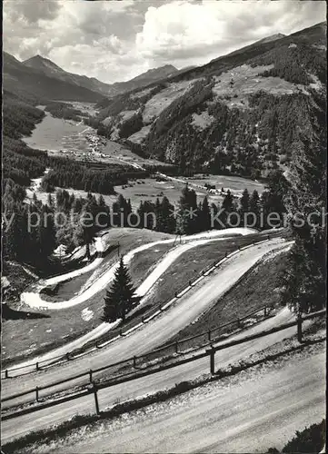 Umbrail Strasse gegen Ofenpass Kat. Umbrail