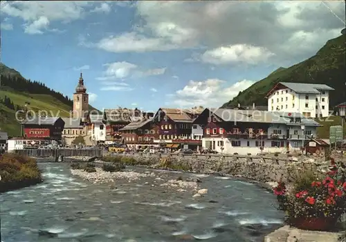 Lech Vorarlberg Ortsansicht Kirche Kat. Lech