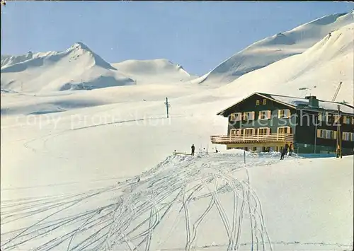 Flims Dorf Berghaus Nagiens mit Piz Vorab Kat. Flims Dorf