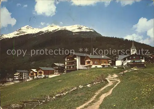 Bellwald Ortsansicht Kat. Bellwald