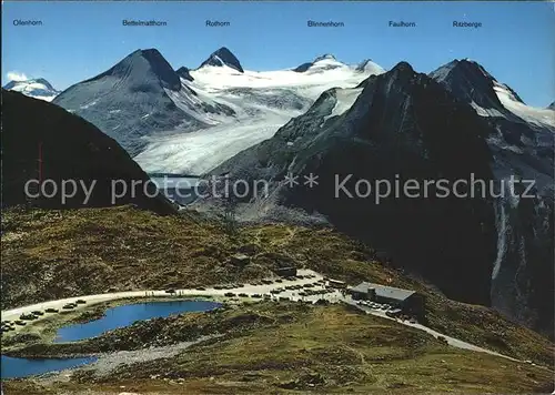 Nufenen Ulrichen Nufenenpass mit Alpen Kat. Nufenen