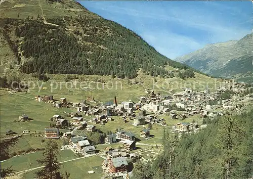 Saas Fee Totalansicht Kat. Saas Fee