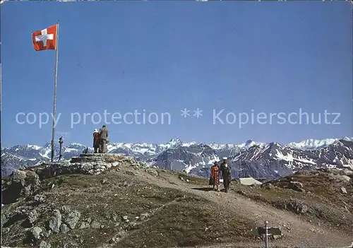 Weisshorn Arosa mit Piz Kesch Piz Palue und Piz Bernina / Weisshorn /Rg. Arosa