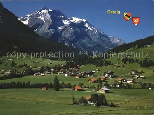 Gsteig Panorama Kat. Gsteig