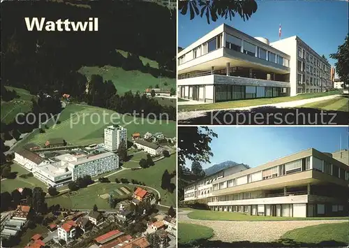 Wattwil Spital Fliegeraufnahme Teilansichten Kat. Wattwil