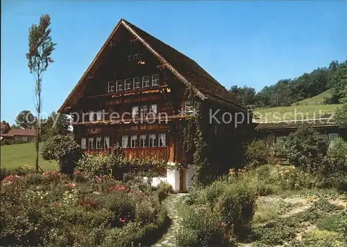 Ebnat Kappel Toggenburger Haus Edelmann im Acker Kat. Ebnat Kappel