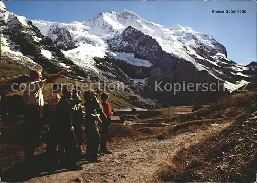 Kleine Scheidegg Wengen mit Jungfrau Wandergruppe Kat. Scheidegg Kleine