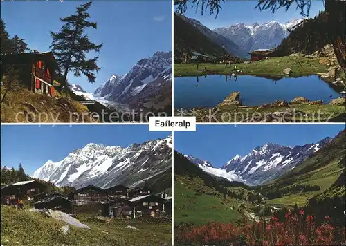 Fafleralp L?tschental Panorama Dorfpartien See Kat. Kandersteg