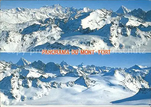 Mont Fort Panorama Kat. Mont Fort