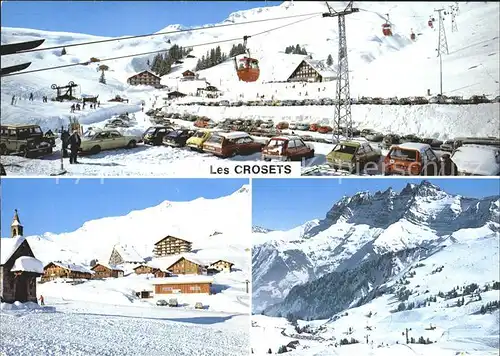 Les Crosets Luftseilbahn Station des Crosets Kat. Les Crosets
