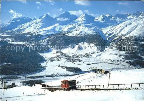 Muottas Muragl Drahtseilbahn Oberengadin / Muottas Muragl /Rg. St Moritz