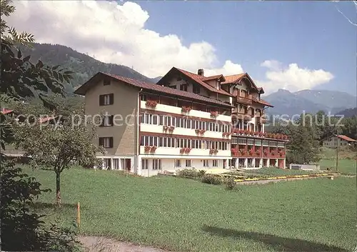 Hasliberg Hohfluh Hotel Bellevue Ev Erholungshaus Kat. Hasliberg Hohfluh