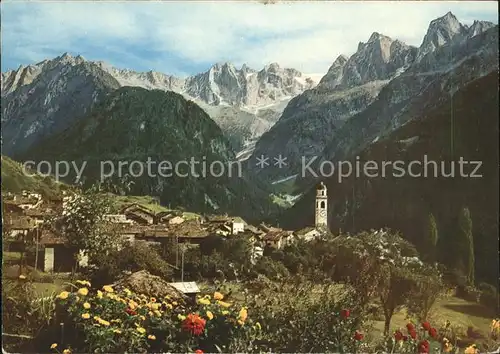 Soglio im Bergell Panorama Kat. Soglio