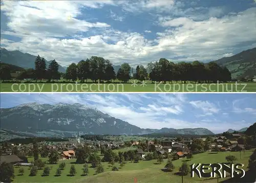 Kerns Landschaft Panorama Kat. Kerns