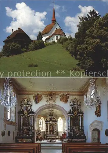 Neudorf Sursee Wallfahrtskapelle Maria Mitleiden Gormund Inneres Kat. Neudorf