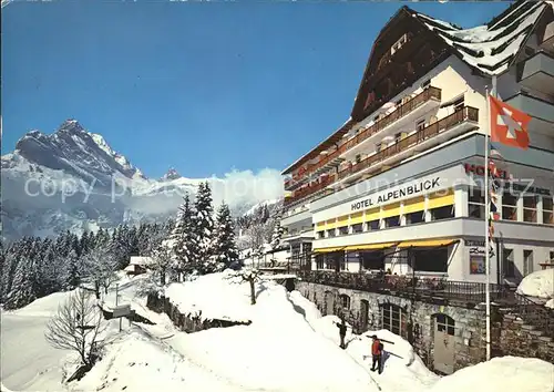 Braunwald GL Hotel Alpenblick Kat. Braunwald