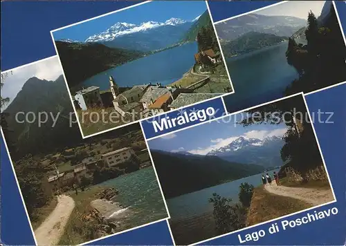 Miralago Lago di Poschiavo e Piz Varuna Kat. Miralago