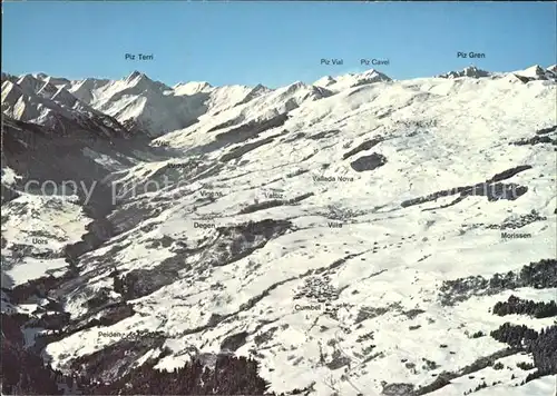 Lugnez Panorama Val Lumnezia Kat. Lugnez