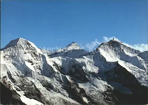 Jungfraujoch mit M?nch und Jungfrau Kat. Jungfrau