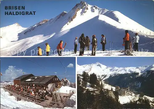 Niederrickenbach Panorama Berghaus Haldigrat Kat. Niederrickenbach