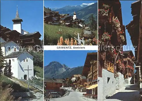 Grimentz Village typique du Val d Anniviers Kat. Grimentz