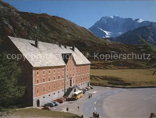 Simplon Hospiz mit Fletschhorn Kat. Simplon Hospiz