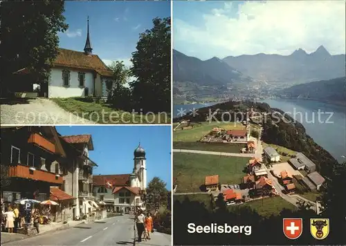 Seelisberg UR Kapelle Dorfpartie Panorama / Seelisberg /Bz. Uri